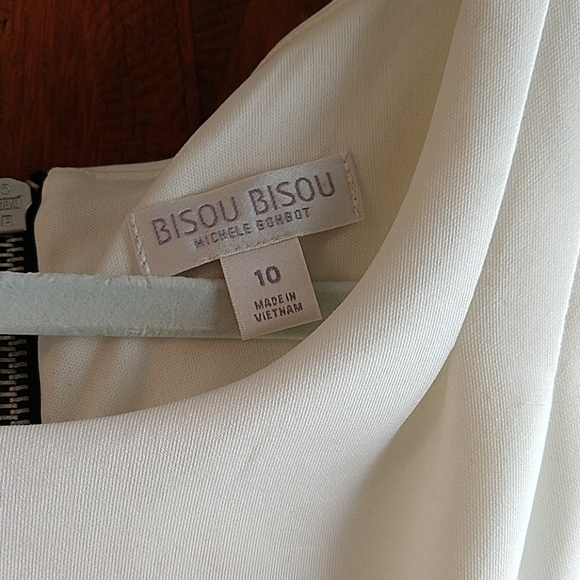 Black & white peplum dress - Picture 3 of 7